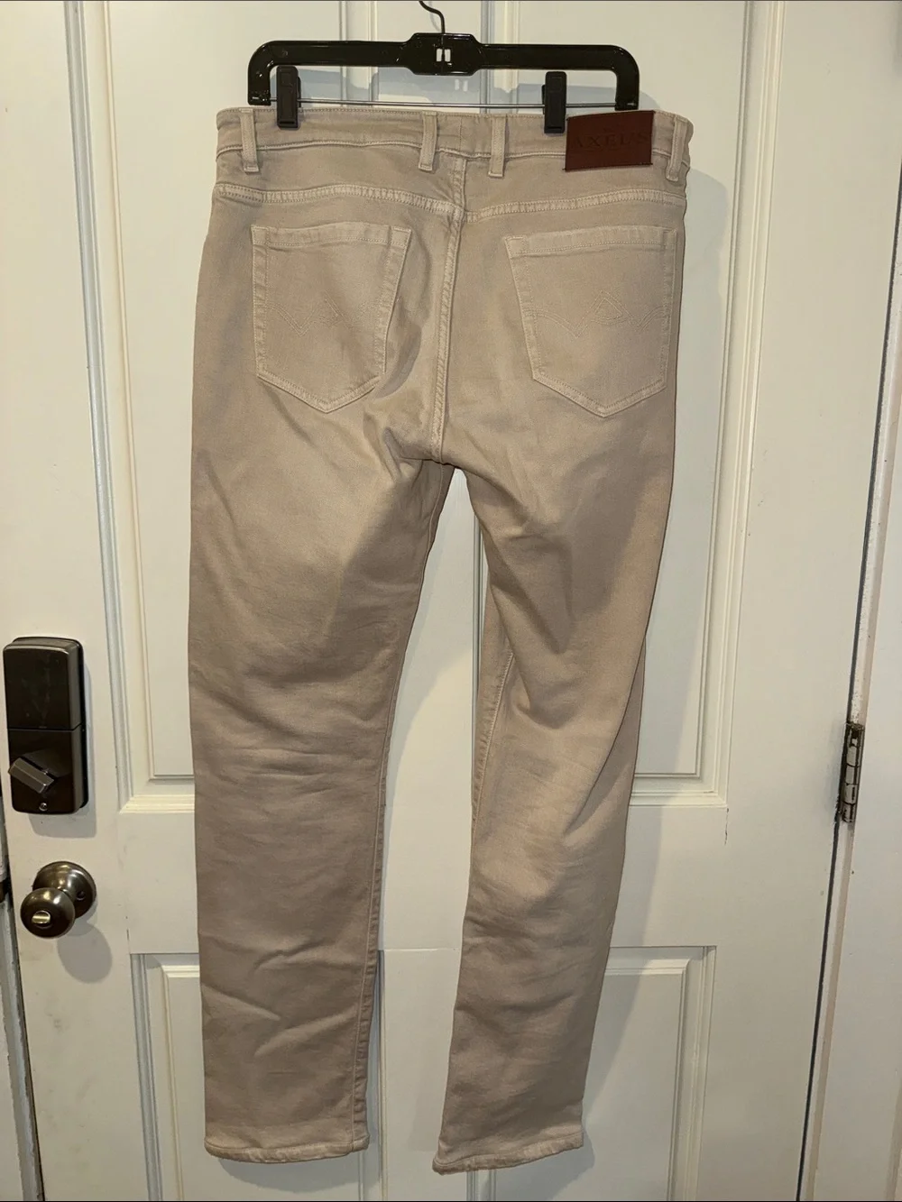 Slim Stretch Jeans in Light Beige Axel’s